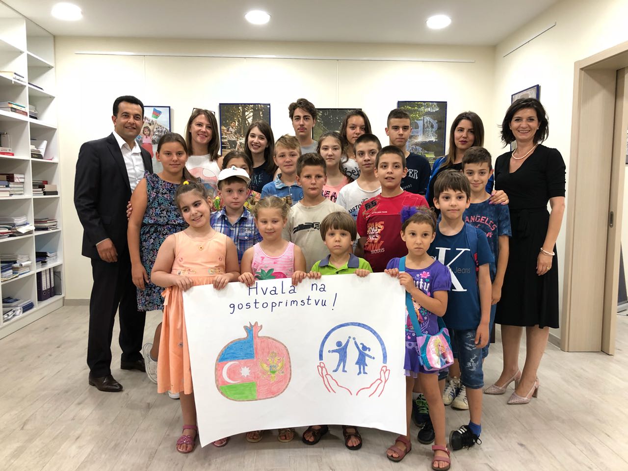 Monteneqro uşaq hüquqlarının müdafiəsi mərkəzinin ziyarəti - 2018 